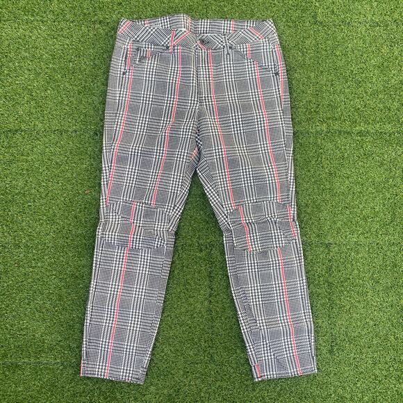G-Star Raw Women's Houndstooth Plaid 3D Mid Boyfriend Pants - Picture 1 of 7